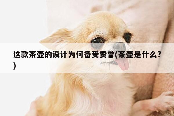 【beat365在线体育】这款茶壶的设计为何备受赞誉(茶壶是什么?)